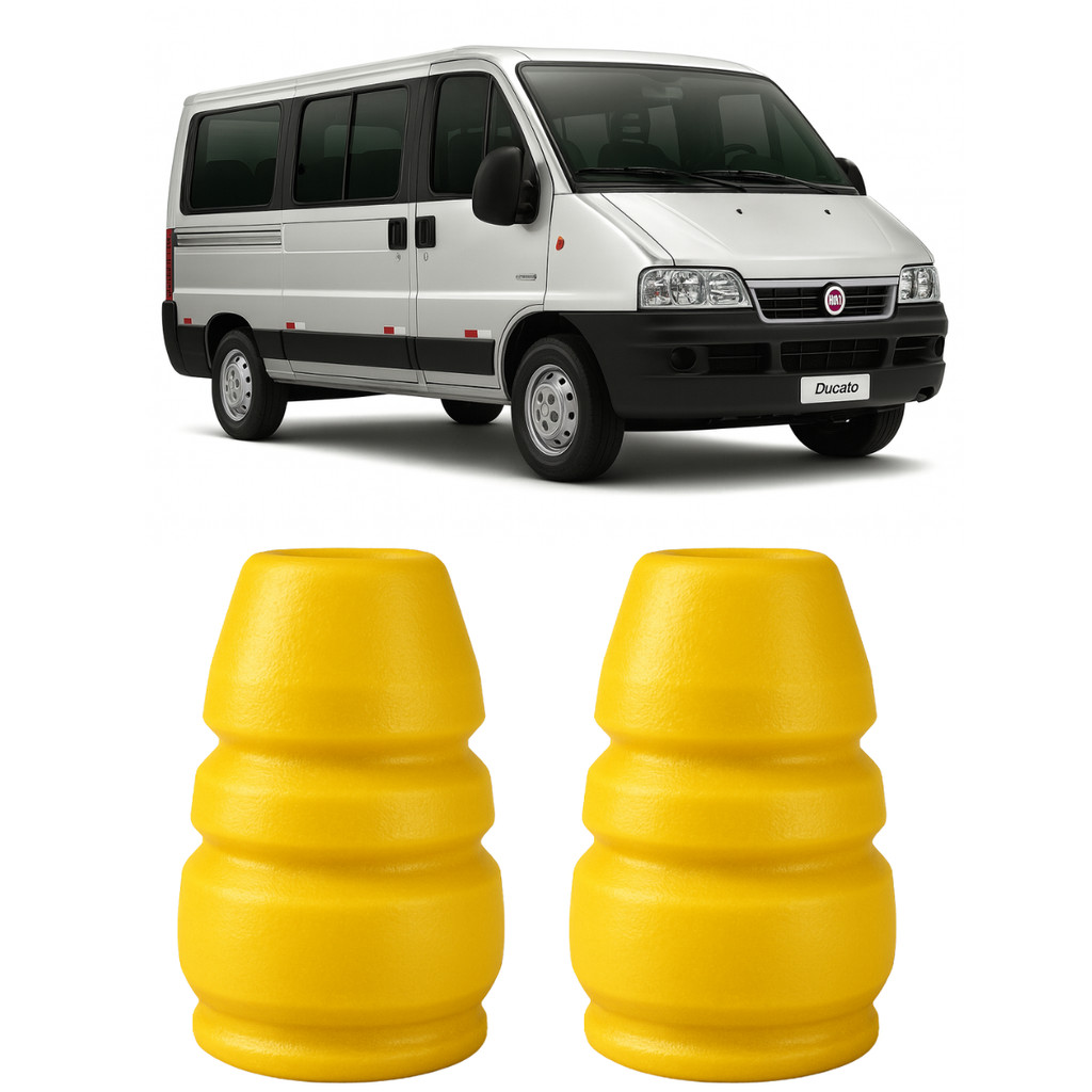 Par Batente Suspensão Mola Traseira Fiat Ducato Jumper Boxer