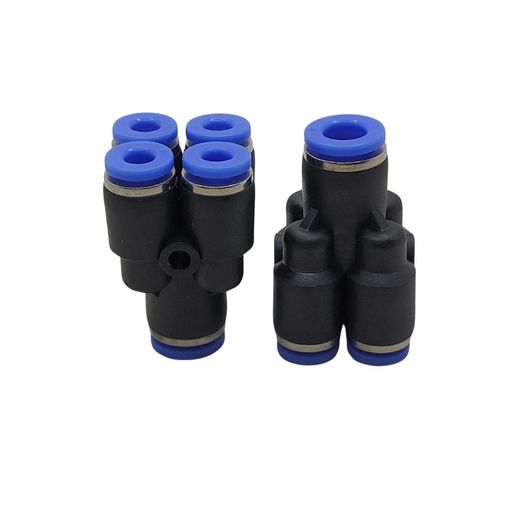 Distribuidor Múltiplo Redução Tubo 6mm x 4mm Pneumático