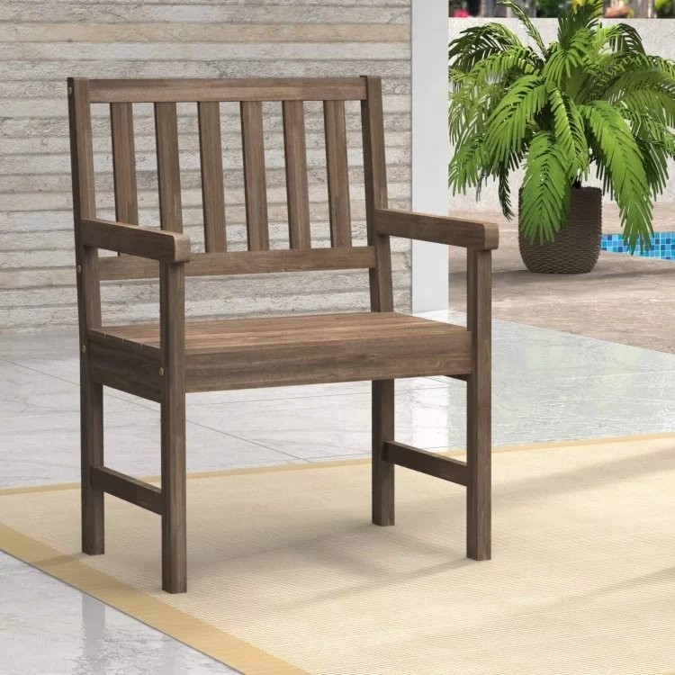 Banco de Jardim Rústico 1 Lugar Móveis Meneghetti Espresso Móveis 1 em Oferta na Shopee