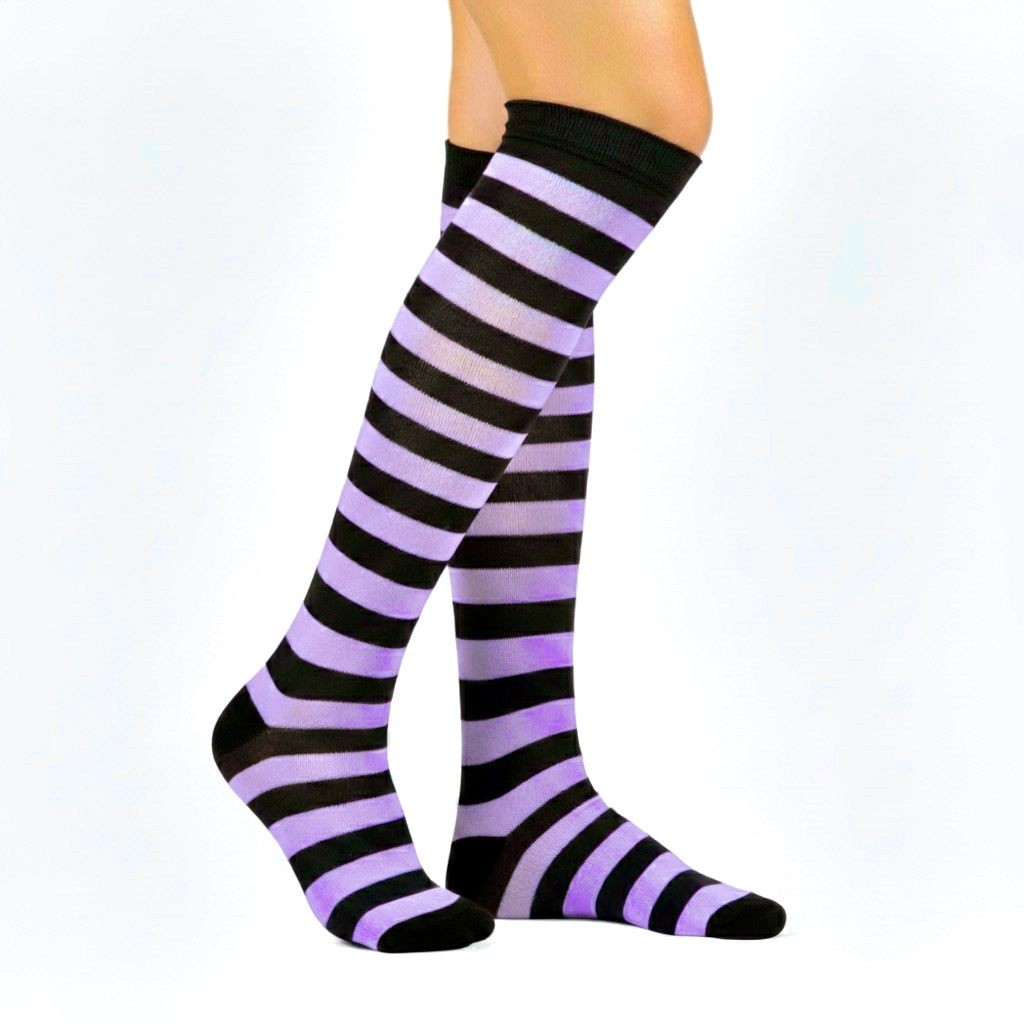 Meia 3/4 Longa ou curta tamanho 34-40 Listrada Cano Alto Halloween Adulto - BESTMIX em Oferta na Shopee
