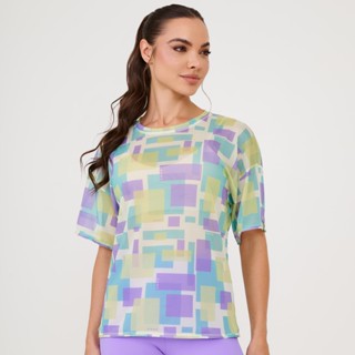 Blusão de Tule Estampa Relax Com Fita de Silicone em Oferta na Shopee