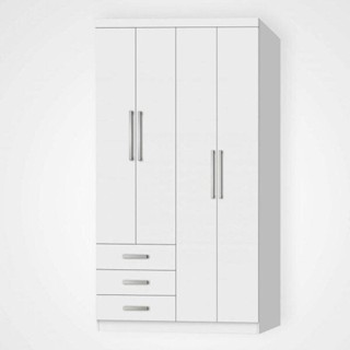 Guarda-Roupa Modulado 4 Portas e 3 Gavetas Cancun em Oferta na Shopee