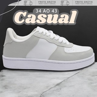 Tênis Masculino e Feminino - Design Atualizado e Conforto - Várias Cores - Numeração 34 a 43 em Oferta na Shopee