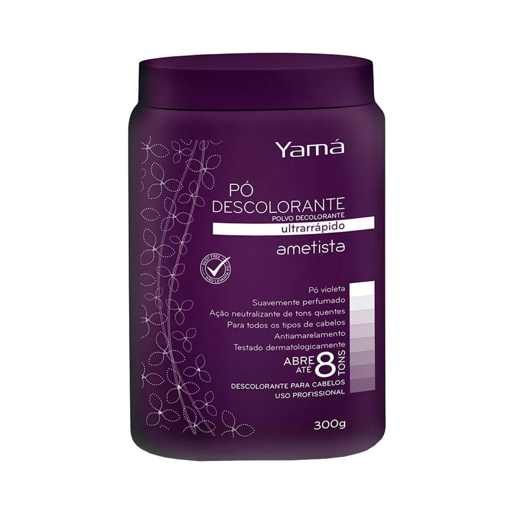 Pó Descolorante Yamá Ametista 300g em Oferta na Shopee