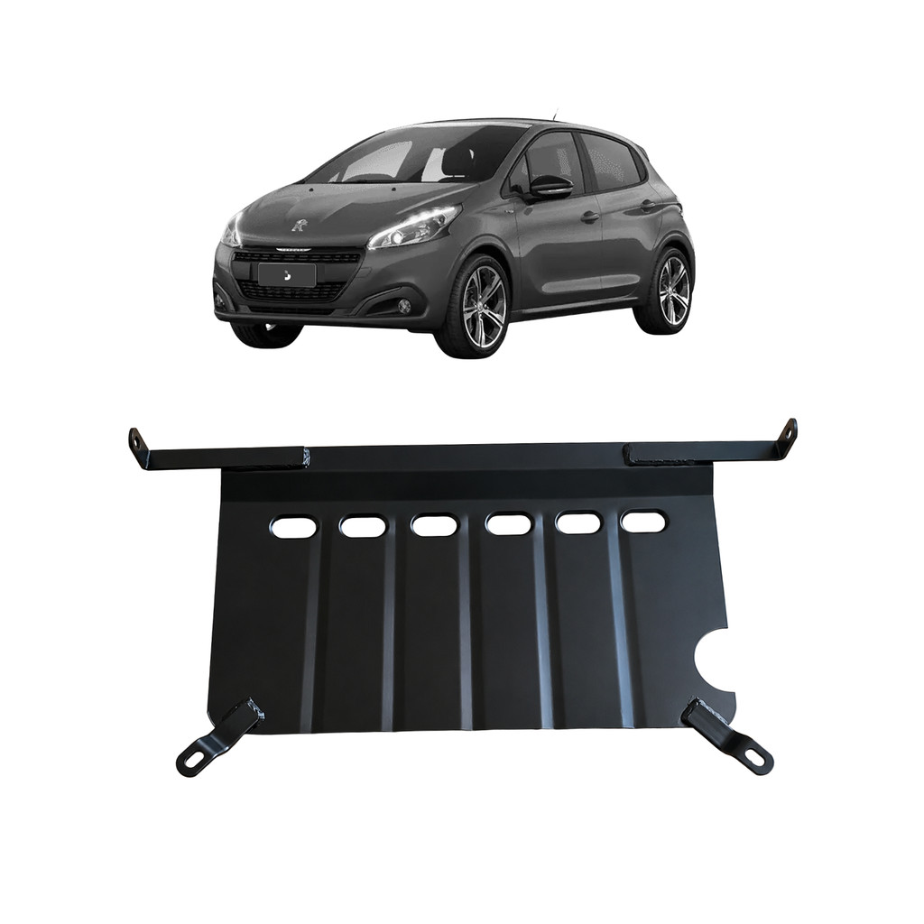 Protetor Carter Peugeot 208 1.0 1.2 1.5 1.6 8v 16v Chapa 16 1,5mm 2015 2016 2017 2018 2019 2020