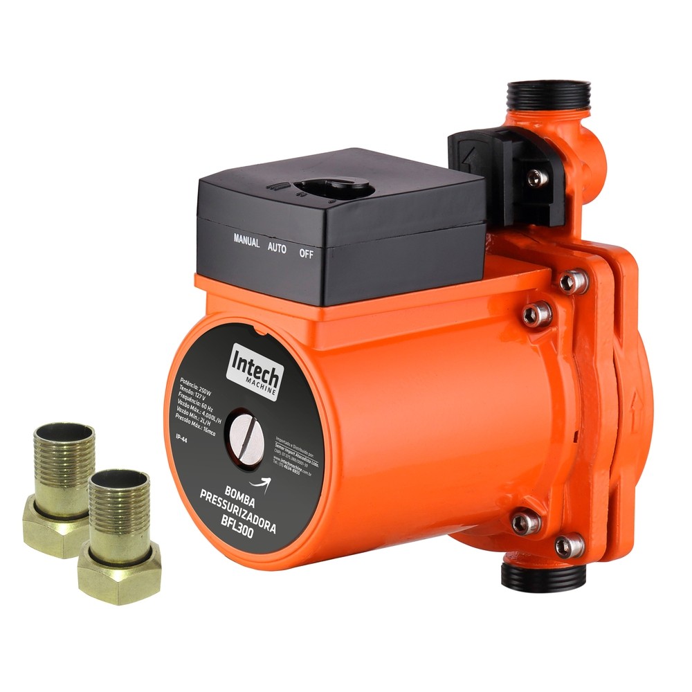 Bomba pressurizadora 250 watts 4000L/H - BFL300 - Intech Machine