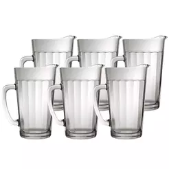Conjunto de Jarras Americano 1.2 Litros 6 Peças