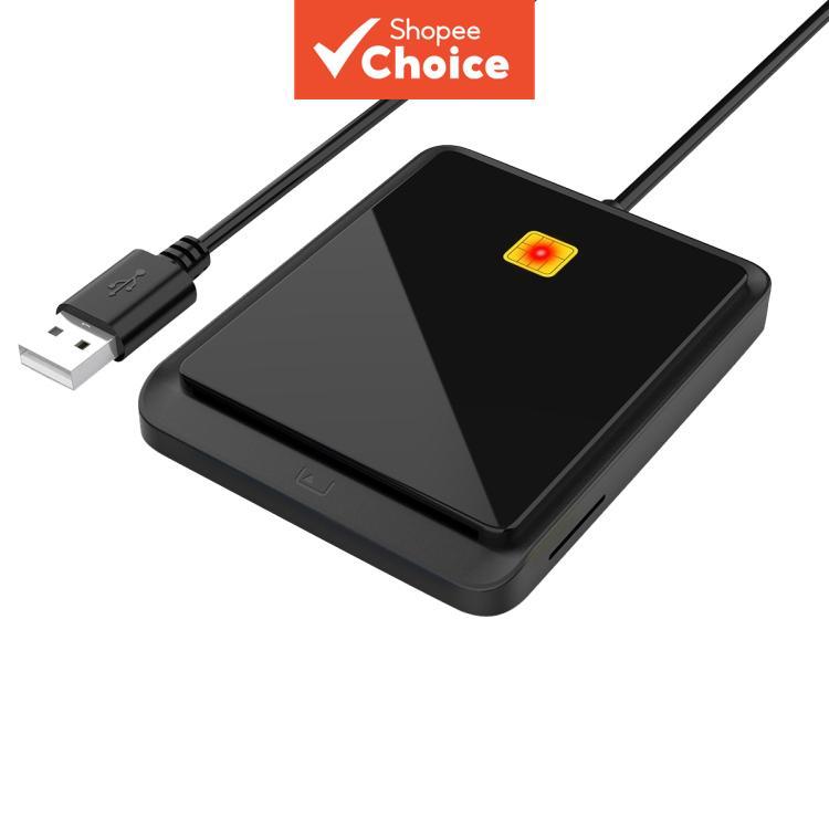 CR317 USB 2.0 SIM/ID/CAC Smart Card 2 Em 1 Leitor De Cartão ,