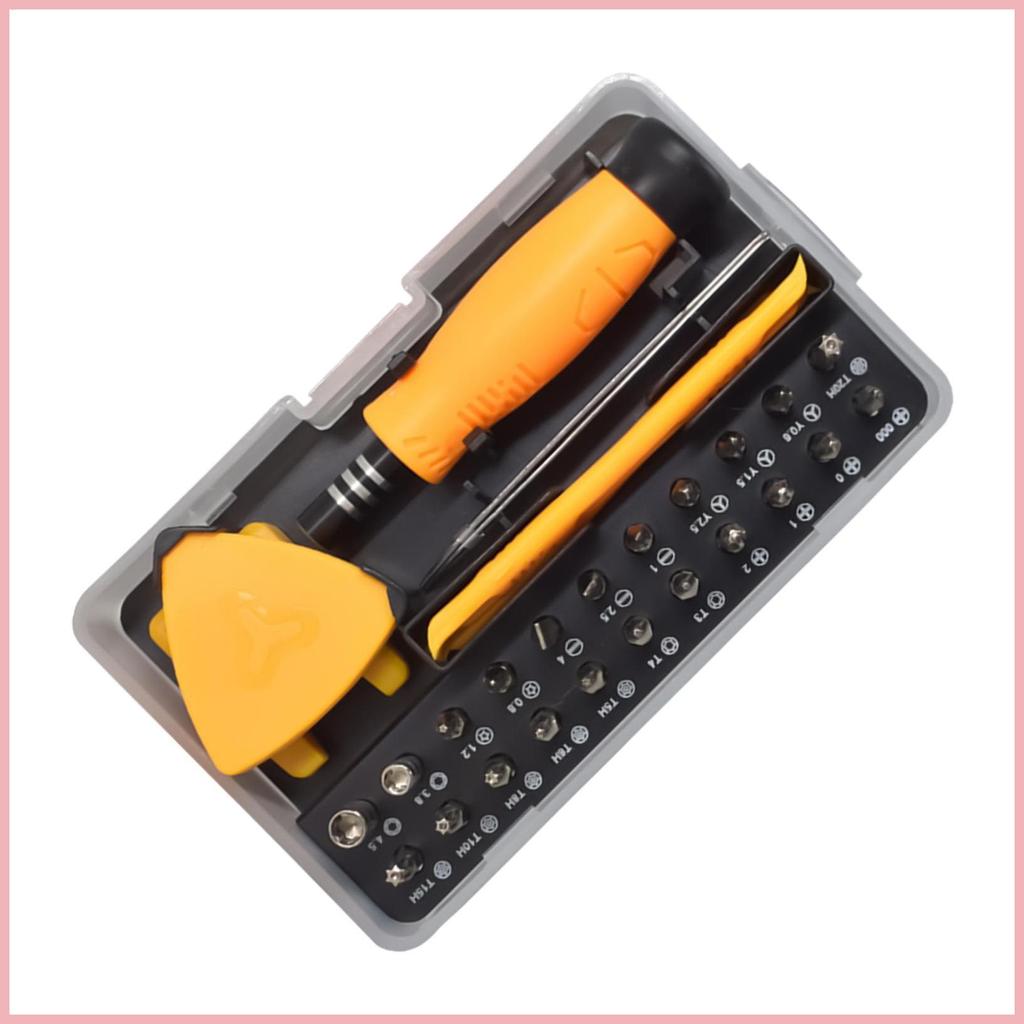 Conjunto De Chave De Fenda De Precisão 33 Em 1 Ferramentas De Reparo Com Pinça Bits Magnética Para Celular alpilyn3br