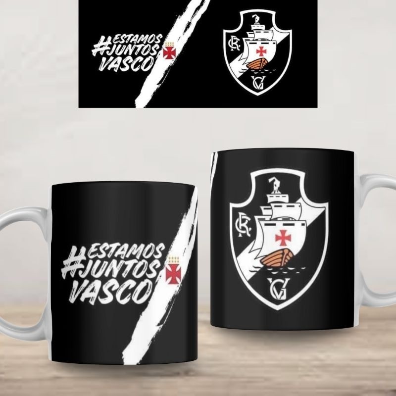 Xícara Caneca Personalizada Vasco Xícara 325ml  Cerâmica Porcelana Presente Lembrança Novidade Novidade
