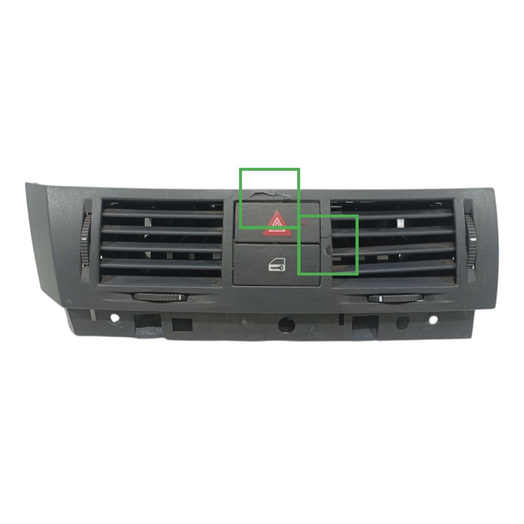 Moldura Com Difusor Ar Central Gm Meriva 03/09 Com Detalhes