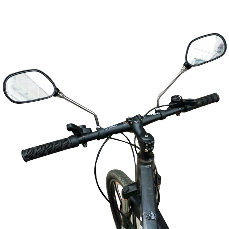 Espelho retrovisor grande angular para veículos elétricos, bicicletas de montanha e motocicletas, espelho retrovisor pla
