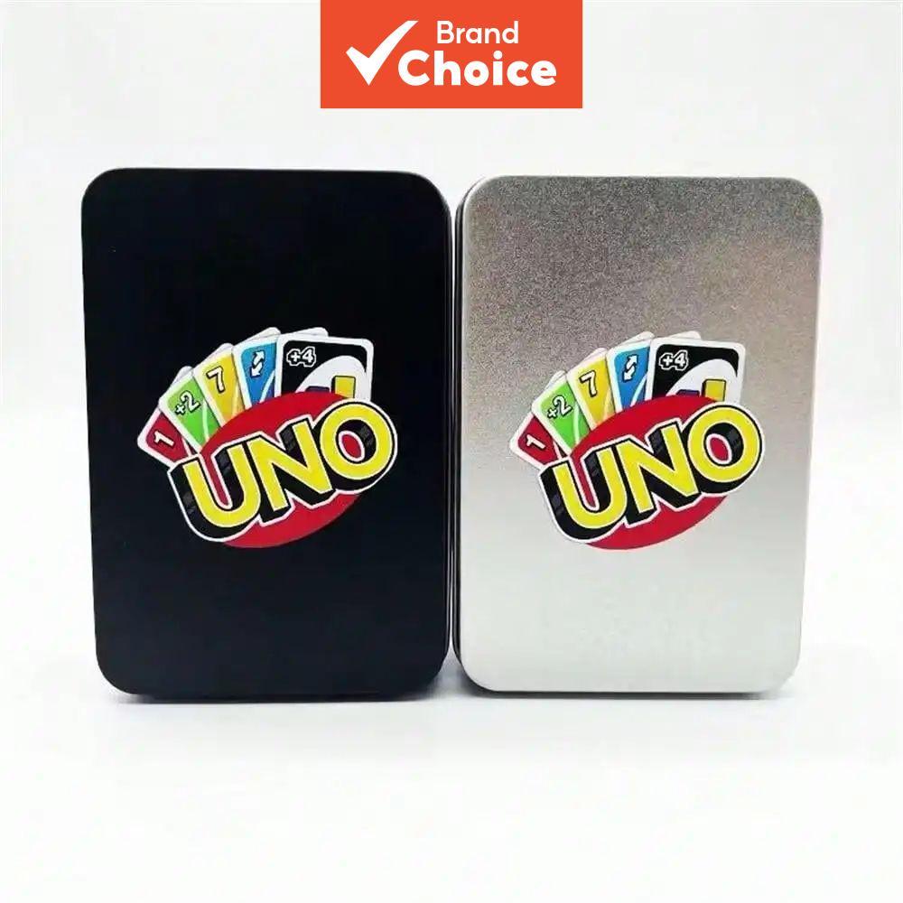 Caixa de Armazenamento à Prova D'água Padrão de Ferro UNO para Fones de Ouvido, Brinquedos, Cartas de Baralho, Jogos de