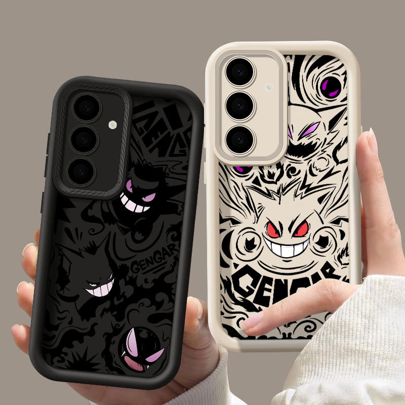 Capa de Telefone Anime Pikachu Genicarrot Fantasy Pokémon, compatível com Samsung Galaxy S25 S24 S23 S22 S21 Ultra Plus