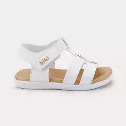 Sandália Infantil Bibi Baby Soft II Branca 1188251