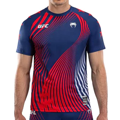 26New Masculino Ao Ar Livre Esportes Radicais Boxe Luta MMA Camiseta De Secagem Rápida Respirável Manga Curta Treinament