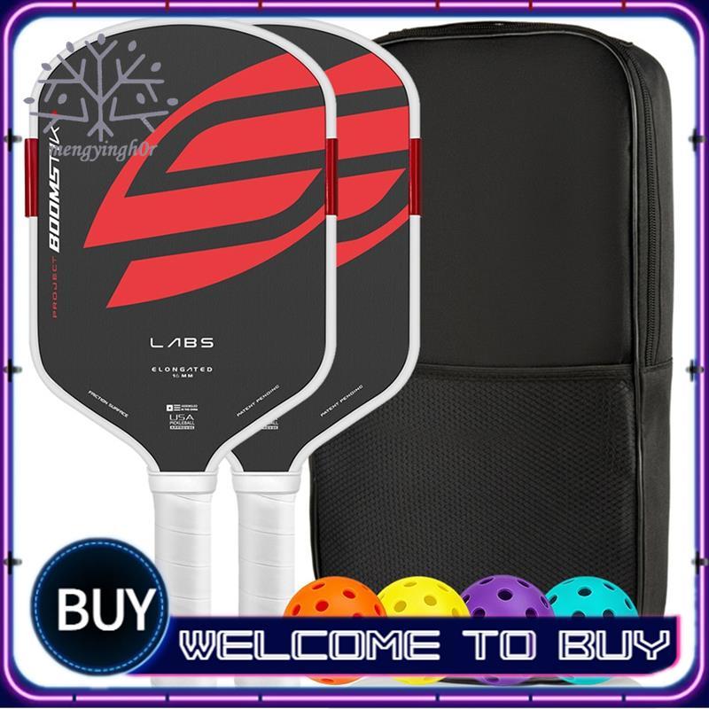 Raquete De Jogo De Torneio De Remo De Pickleball De 16 Mm Núcleo De Lança Alongada Com 4 Bolas Bolsa