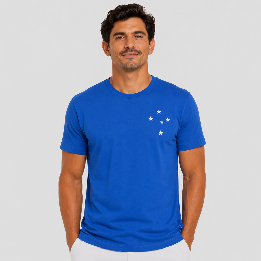 Camisa Cruzeiro Clássica Azul