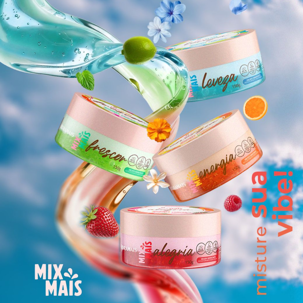 Kit Geleias Hidratantes Mix Mais Hidramais - Coleção Completa 4x 150g