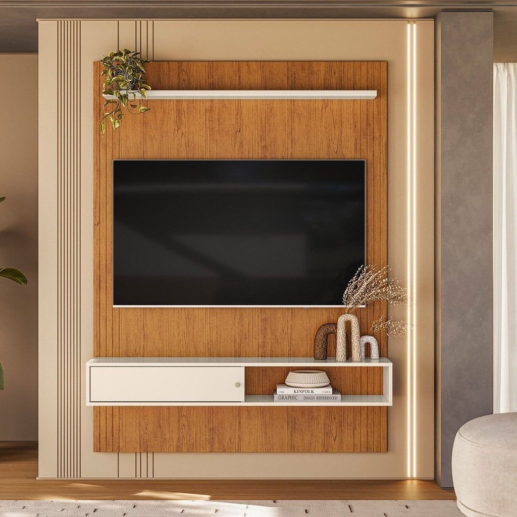 Painel Suspenso para Tv 50 Polegadas 181x136cm Home Suspenso Betim