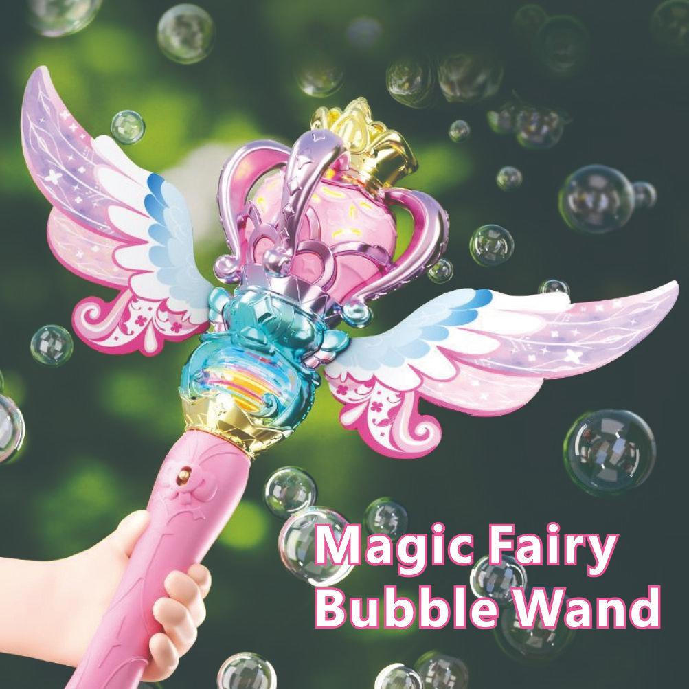 [COD] Novo brinquedo de bolhas para crianças, varinha mágica com luzes e sons, máquina de bolhas, presente recomendado