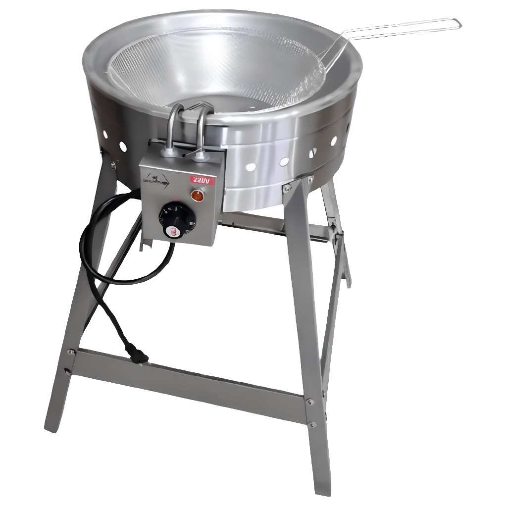 Tacho Fritadeira Industrial Elétrica 7L Redondo Com Pé - 220V
