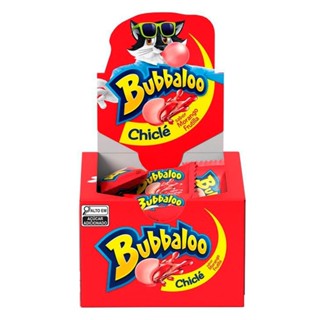 Chiclete Bubbaloo Morango 5g - Caixa com 60 Unidades em Oferta na Shopee