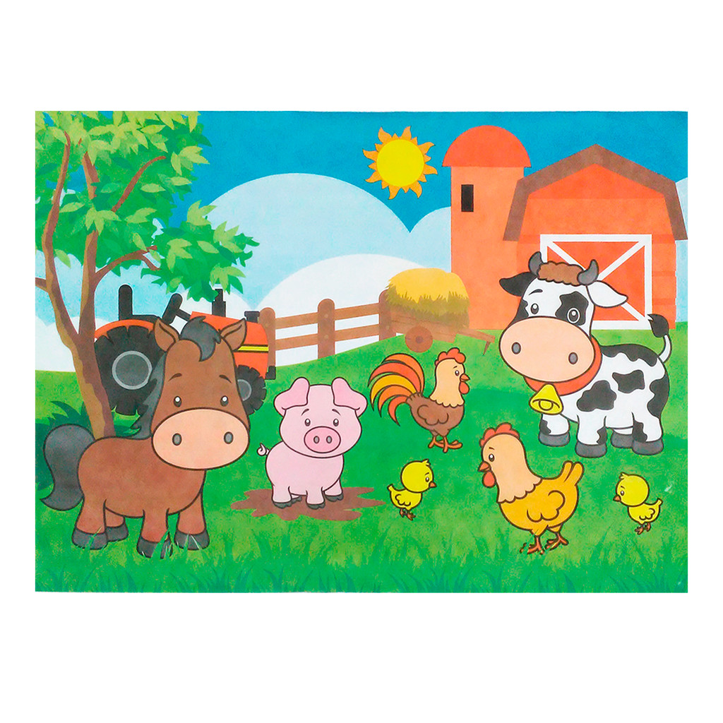 Decoração festa Fazendinha Painel TNT GIGANTE 1,40m aniversá Novo Decoração Festa Decoração Festa