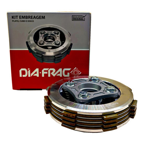KIT EMBREAGEM COMPLETA DIAFRAG POP 110 2016 EM DIANTE