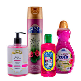 Kit Casa Limpa Coala/Zulu Perfumes - Flor de Cacto em Oferta na Shopee