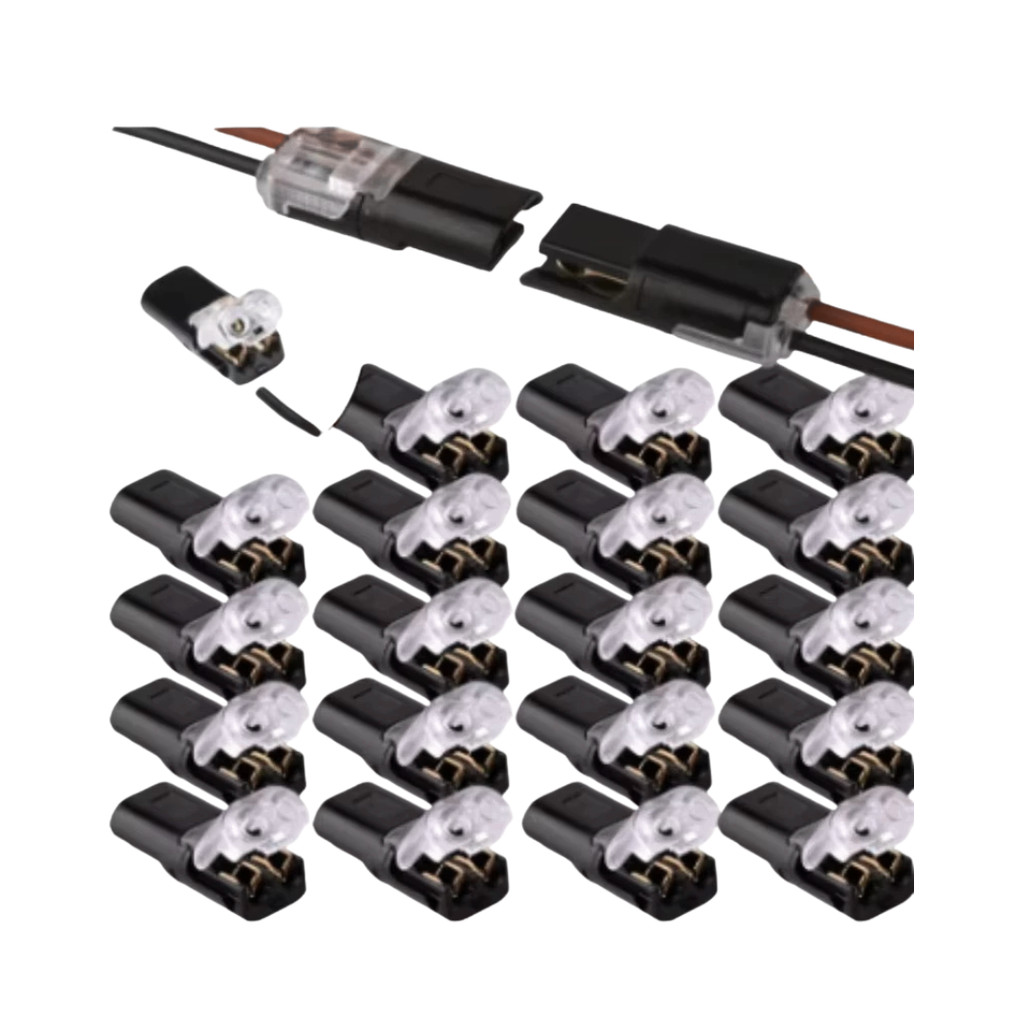 Conector Elétrico Automotivo 2 Pinos – À Prova D'Água de Tira Terminal de Cabo e Fio em Oferta na Shopee