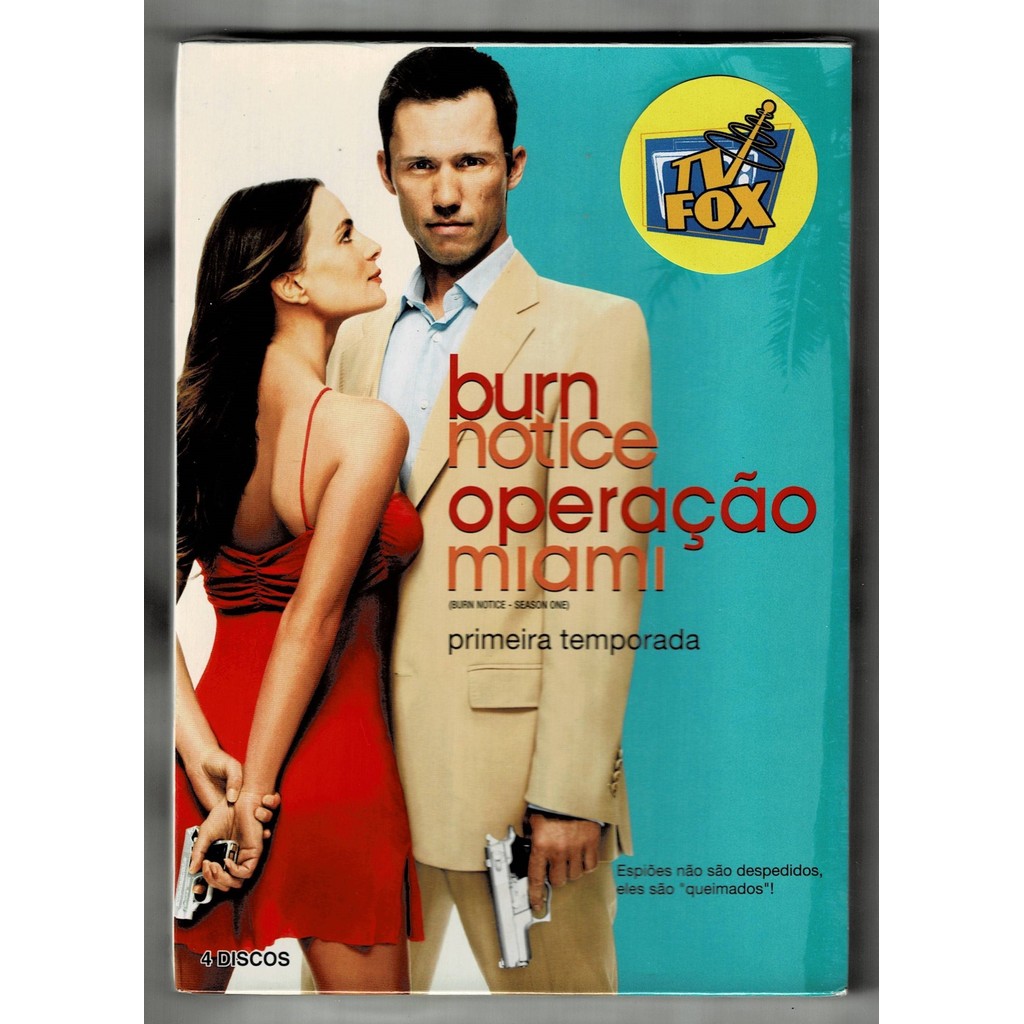Burn Notice Operção Miami Box 4 DVDs 1ª Temporada