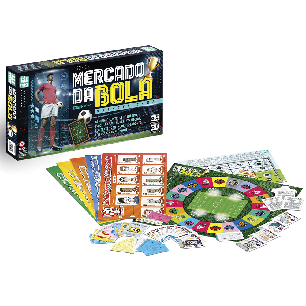 Jogo De Tabuleiro Nig Mercado Da Bola Técnico De Futebol em Oferta na Shopee