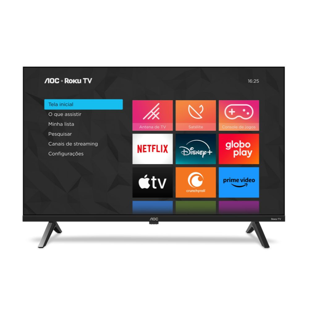 Smart Tv AOC Roku 32 Dled HD Dolby Audio 32s5045/78g — R$ 1.299,90 em Shopee