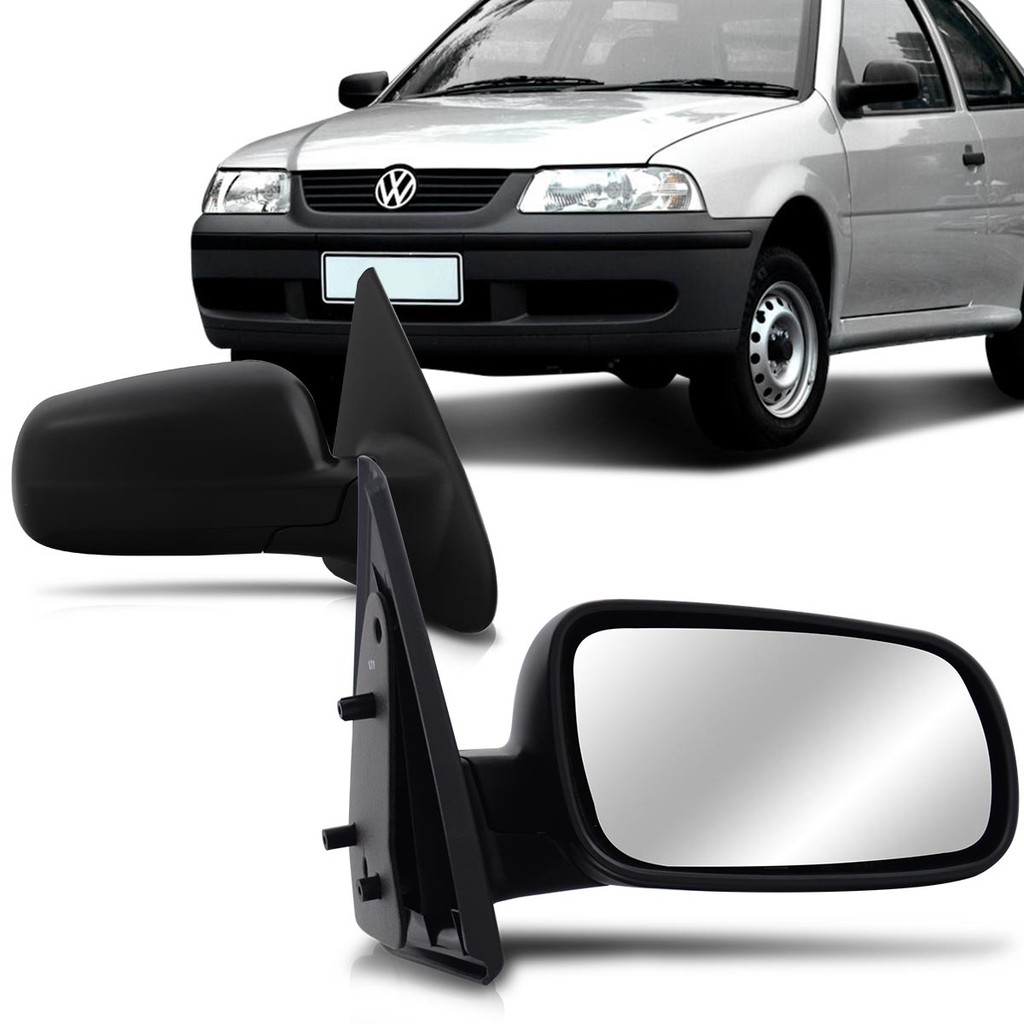 Retrovisor Gol 99 2000 2001 Controle Manual 2 Portas