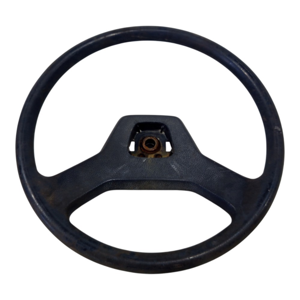 Volante Sem Capa Buzina Fiat Uno Fiorino Antigo 1984 A 1993 Preto