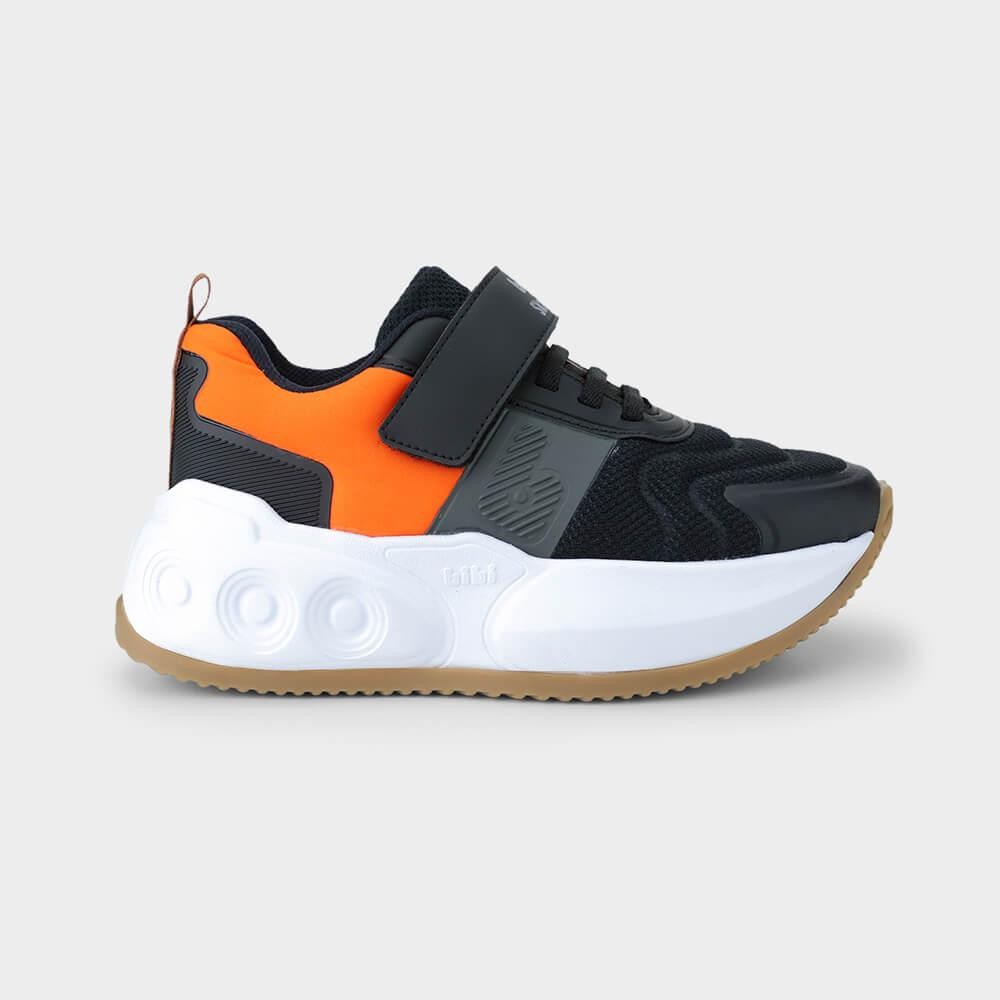 Tênis Infantil de Rodinhas Bibi Skatenis Preto com Laranja em Oferta na Shopee