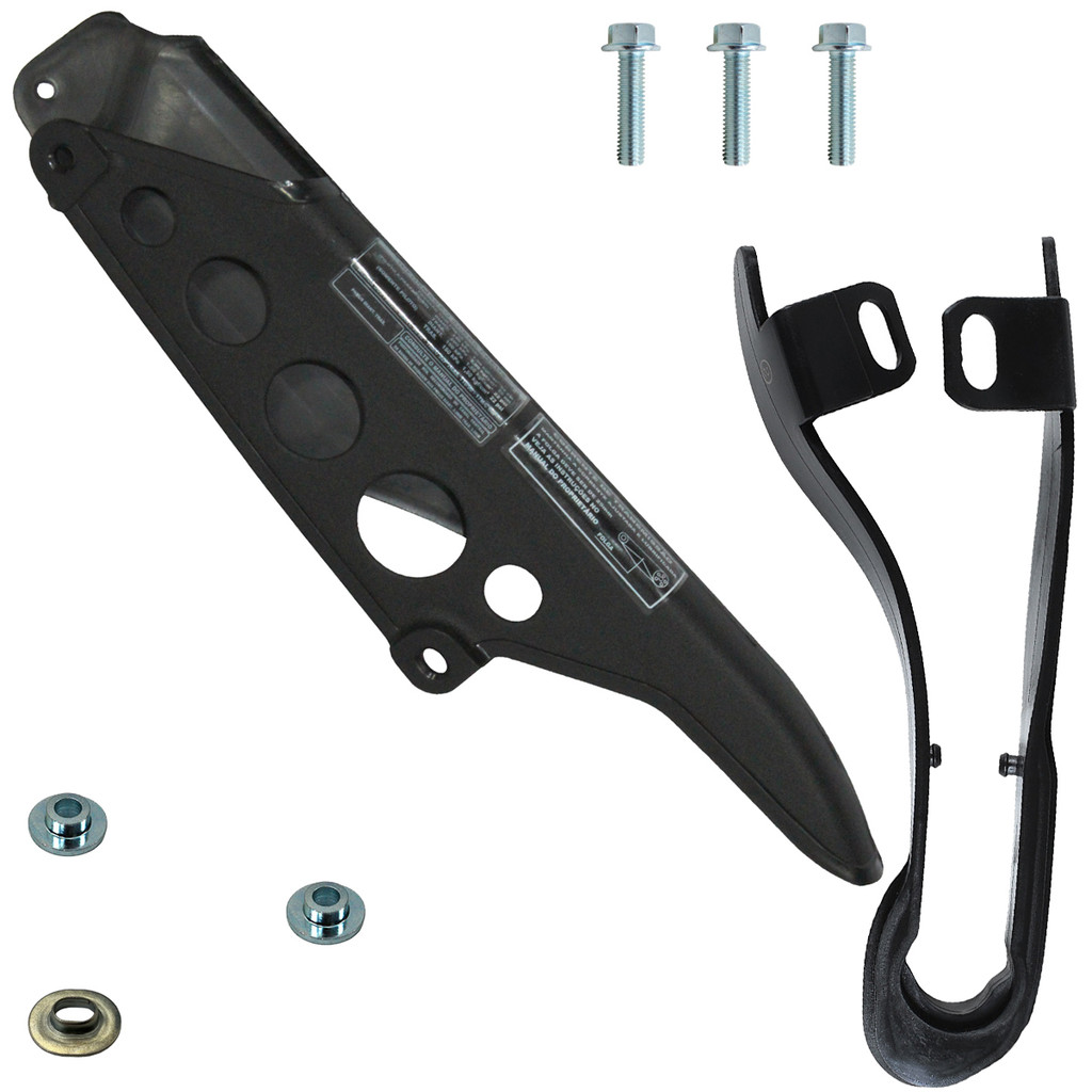 Protetor porta cobre capa guia corrente NXR 125 NXR 150 NXR1 60 Bros XRE 190 com parafusos