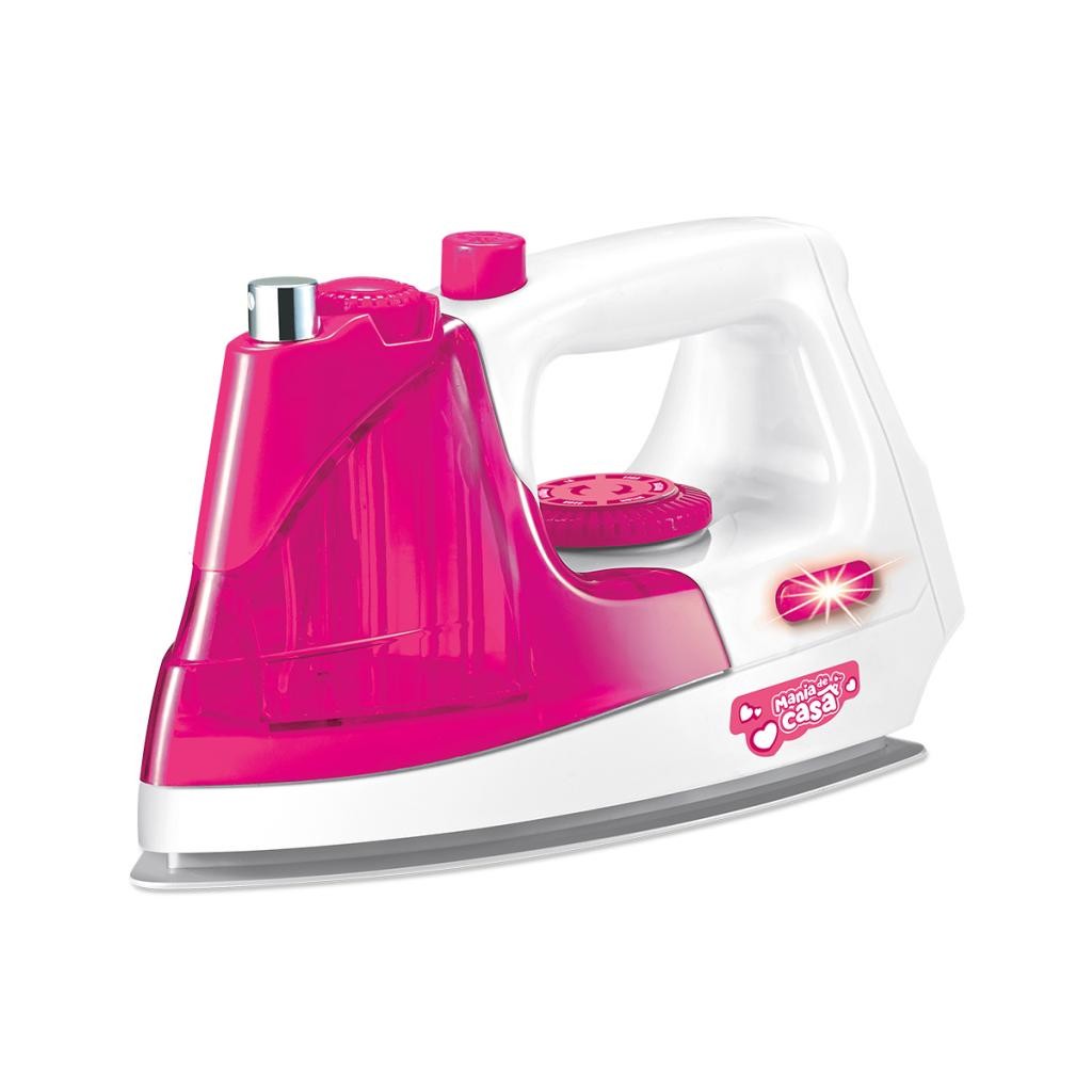 Brinquedo Infantil Ferro De Passar Coleção Mania De Casa Dm Toys Educativo Faz De Conta Divertido Criativo