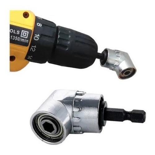 Soquete Adaptador Angular De Parafusadeira 105º Magnetico Para Bits Pontas de Parafusar