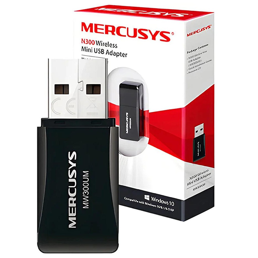 Mini Adaptador Mercusys USB Wireless N300 em Oferta na Shopee