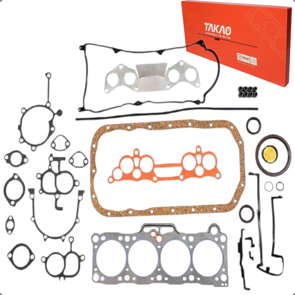 Jogo Juntas Do Motor Completo Takao Empilhadeira Hyster Yale Motor Mazda 2.0 2.2 8v Fe F2