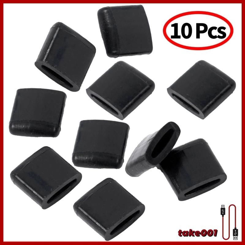 TAKE 10 Pçs Amortecedores Borracha Da Fritadeira Ar Substituição Bandeja Dicas Anti-Risco Capa Fácil