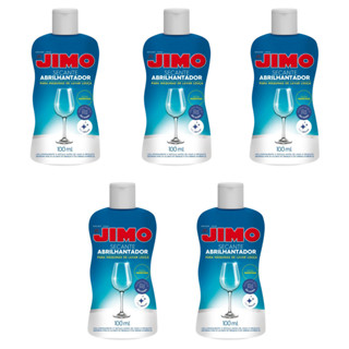 Jimo Secante Lava-Louças 5 Frascos 100ml Cada Para Brilho Impecável em Oferta na Shopee