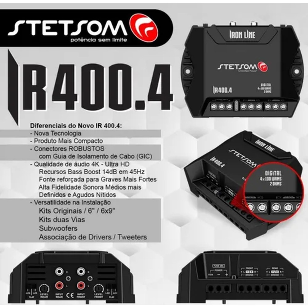 Potencia 400w Rms: Onde Comprar | BuscaProdutos