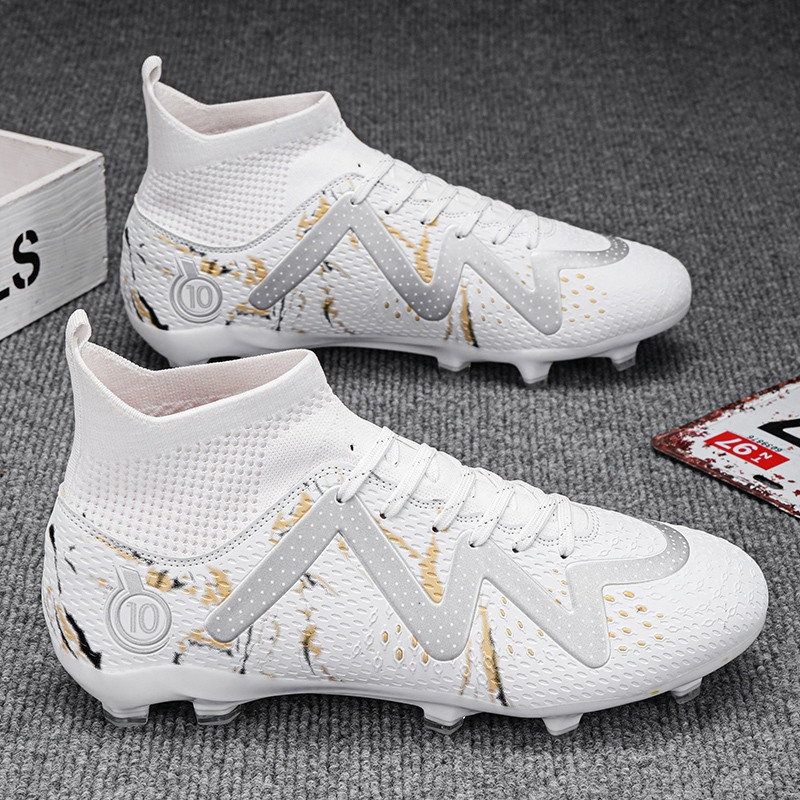 Chuteira de campo 2025 Novas Chuteiras Infantis FG Com Pontas Longas , Botas de Treinamento de Futebol de Relva artifici