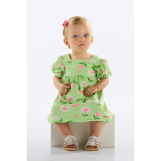 Vestido Florezinhas para Bebê Menina Quimby em Oferta na Shopee