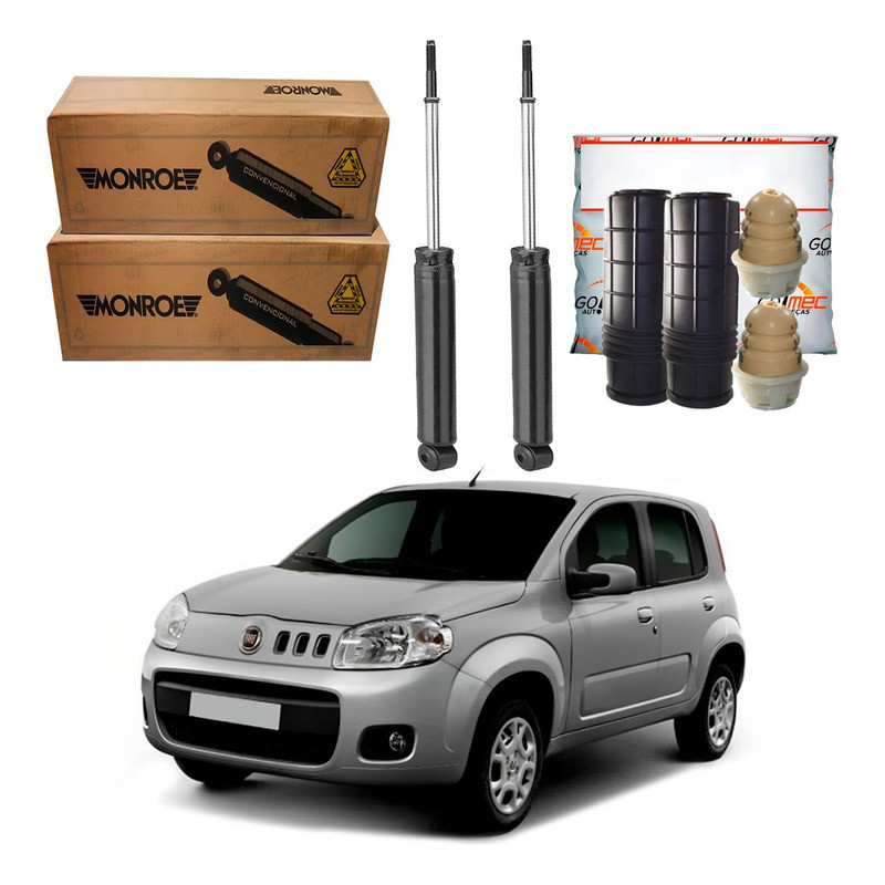 Kit Amortecedor Traseiro, Novo Uno 1.0 1.4 2010 A 2016 em Oferta na Shopee