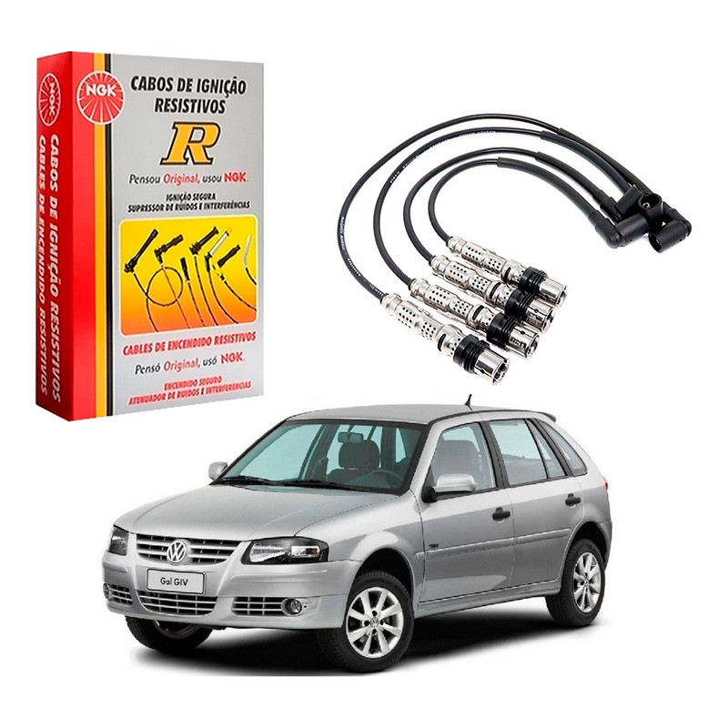 Cabo Vela Ngk Volkswagen Gol G4 1.0 2006 A 2014 em Oferta na Shopee