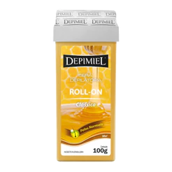 Cera Depilatória Depimiel Clássica Mel Roll-on Refil 100g